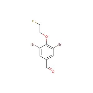 3,5-dibromo-4-(2-fluoroethoxy)benzaldehyde