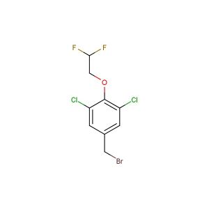 5-(bromomethyl)-1,3-dichloro-2-(2,2-difluoroethoxy)benzene