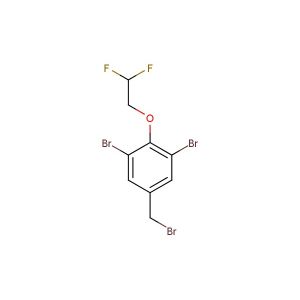 1,3-dibromo-5-(bromomethyl)-2-(2,2-difluoroethoxy)benzene