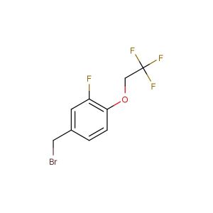 4-(bromomethyl)-2-fluoro-1-(2,2,2-trifluoroethoxy)benzene