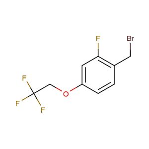 1-(bromomethyl)-2-fluoro-4-(2,2,2-trifluoroethoxy)benzene