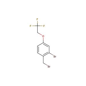 2-bromo-1-(bromomethyl)-4-(2,2,2-trifluoroethoxy)benzene