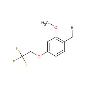 1-(bromomethyl)-2-methoxy-4-(2,2,2-trifluoroethoxy)benzene