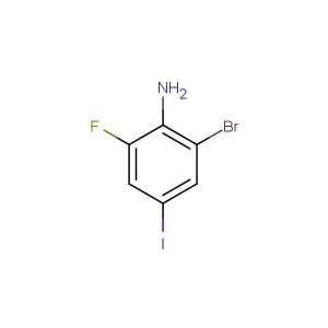 2-bromo-6-fluoro-4-iodoaniline