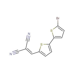 2-((5'-bromo-[2,2'-bithiophen]-5-yl)methylene)malononitrile