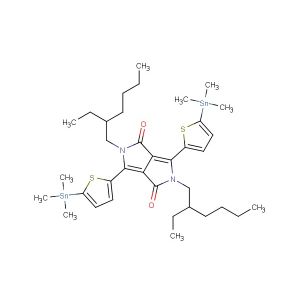 2,5-bis(2-ethylhexyl)-3,6-bis(5-(trimethylstannyl)thiophen-2-yl)pyrrolo[3,4-c]pyrrole-1,4(2H,5H)-dione