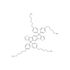 4,4,9,9-tetrakis(4-hexylphenyl)-4,9-dihydro-s-indaceno[1,2-b:5,6-b']dithiophene