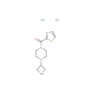 (4-(azetidin-3-yl)piperazin-1-yl)(thiazol-2-yl)methanone dihydrochloride