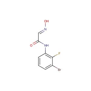 (E)-N-(3-bromo-2-fluorophenyl)-2-(hydroxyimino)acetamide