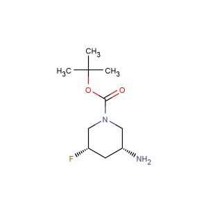 tert-butyl (3R,5S)-3-amino-5-fluoropiperidine-1-carboxylate