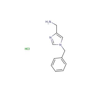 (1-benzyl-1H-imidazol-4-yl)methanamine hydrochloride
