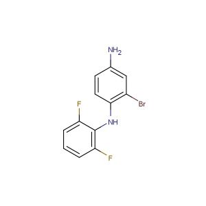 2-bromo-N1-(2,6-difluorophenyl)benzene-1,4-diamine