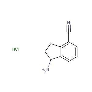 1-amino-2,3-dihydro-1H-indene-4-carbonitrile hydrochloride
