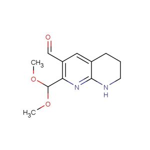 2-(dimethoxymethyl)-5,6,7,8-tetrahydro-1,8-naphthyridine-3-carbaldehyde