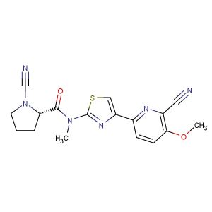 (S)-1-cyano-N-(4-(6-cyano-5-methoxypyridin-2-yl)thiazol-2-yl)-N-methylpyrrolidine-2-carboxamide
