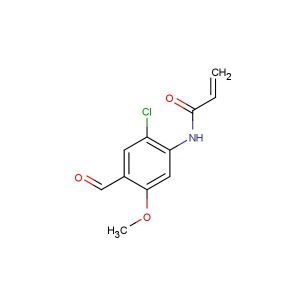 N-(2-chloro-4-formyl-5-methoxyphenyl)acrylamide