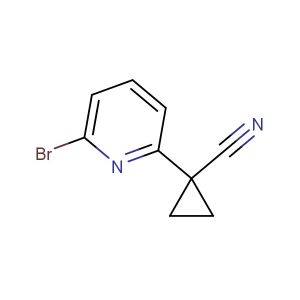 1-(6-bromopyridin-2-yl)cyclopropane-1-carbonitrile