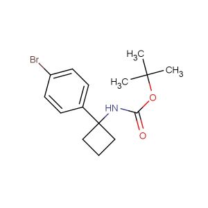 tert-butyl (1-(4-bromophenyl)cyclobutyl)carbamate