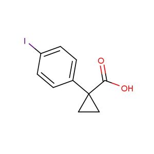 1-(4-iodophenyl)cyclopropane-1-carboxylic acid