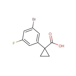 1-(3-bromo-5-fluorophenyl)cyclopropane-1-carboxylic acid