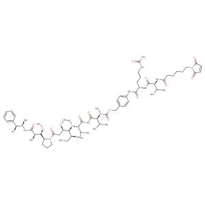 VcMMAE(Synonyms: MC-Val-Cit-PAB-MMAE; mc-vc-PAB-MMAE; Vedotin)