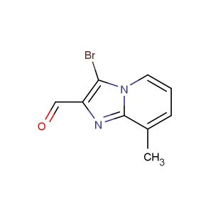 3-bromo-8-methylimidazo[1,2-a]pyridine-2-carbaldehyde
