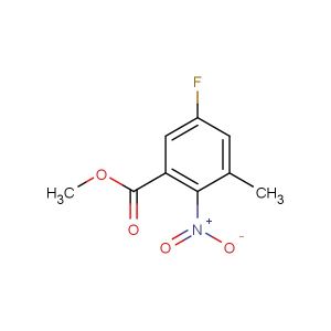 methyl 5-fluoro-3-methyl-2-nitrobenzoate