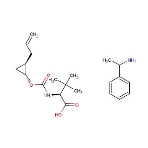 1-phenylethanamine (S)-2-((((1R,2R)-2-allylcyclopropoxy)carbonyl)amino)-3,3-dimethylbutanoate