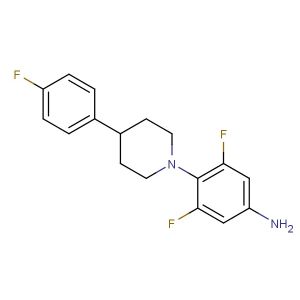 3,5-difluoro-4-(4-(4-fluorophenyl)piperidin-1-yl)aniline