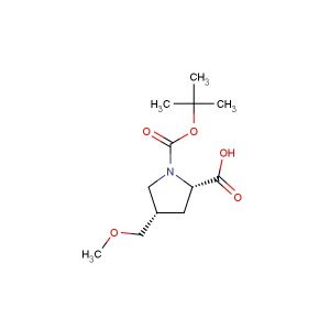 (2S,4S)-1-(tert-butoxycarbonyl)-4-(methoxymethyl)pyrrolidine-2-carboxylic acid