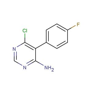 6-chloro-5-(4-fluorophenyl)-4-pyrimidinamine