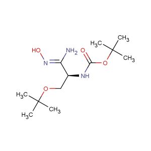 (R,Z)-tert-butyl (1-amino-3-(tert-butoxy)-1-(hydroxyimino)propan-2-yl)carbamate