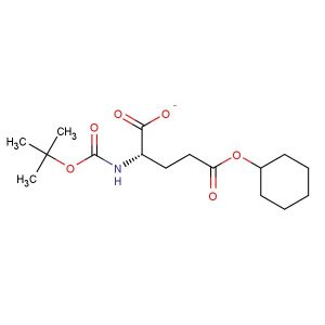 (S)-2-((tert-butoxycarbonyl)amino)-5-(cyclohexyloxy)-5-oxopentanoate