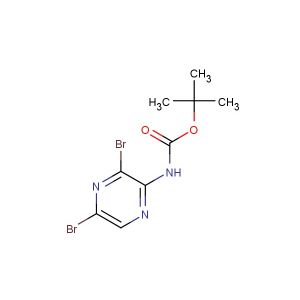 tert-butyl (3,5-dibromopyrazin-2-yl)carbamate