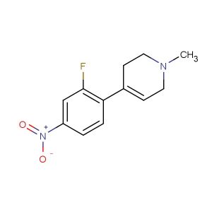 4-(2-fluoro-4-nitrophenyl)-1-methyl-1,2,3,6-tetrahydropyridine