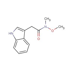 2-(1H-indol-3-yl)-N-methoxy-N-methylacetamide