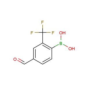 2-(trifluoromethyl)-4-formylphenylboronic acid