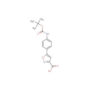 5-(4-((tert-butoxycarbonyl)amino)phenyl)isoxazole-3-carboxylic acid