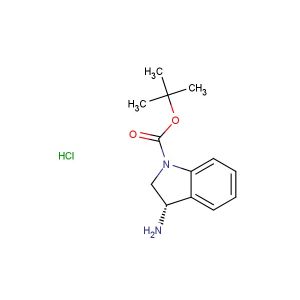 tert-butyl (3S)-3-amino-2,3-dihydro-1H-indole-1-carboxylate hydrochloride
