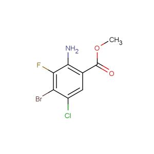 methyl 2-amino-4-bromo-5-chloro-3-fluorobenzoate