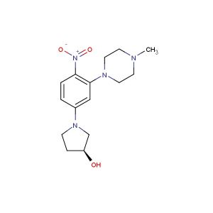 (S)-1-(3-(4-methylpiperazin-1-yl)-4-nitrophenyl)pyrrolidin-3-ol