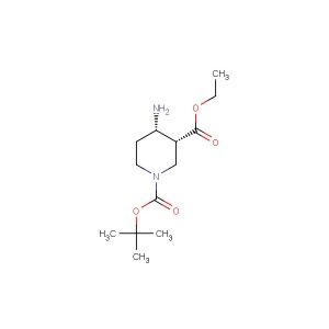 1-(tert-butyl) 3-ethyl (3R,4S)-4-aminopiperidine-1,3-dicarboxylate
