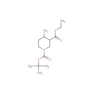 1-(tert-butyl) 3-ethyl 4-aminopiperidine-1,3-dicarboxylate