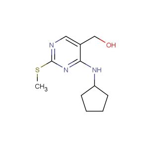 (4-(cyclopentylamino)-2-(methylthio)pyrimidin-5-yl)methanol