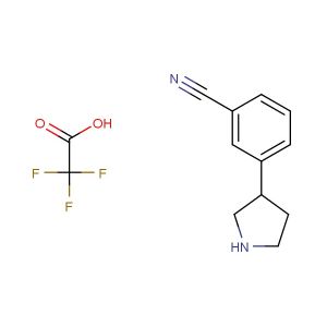 3-(pyrrolidin-3-yl)benzonitrile 2,2,2-trifluoroacetate