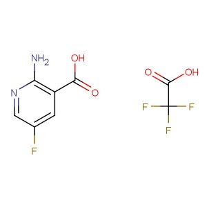 2,2,2-trifluoroacetic acid compound with 2-amino-5-fluoronicotinic acid (1:1)
