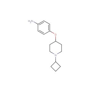 4-((1-cyclobutylpiperidin-4-yl)oxy)aniline