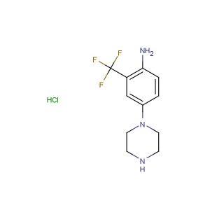 4-(piperazin-1-yl)-2-(trifluoromethyl)aniline hydrochloride