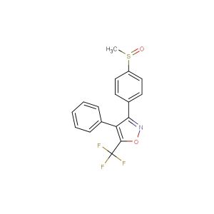 3-(4-(methylsulfinyl)phenyl)-4-phenyl-5-(trifluoromethyl)isoxazole