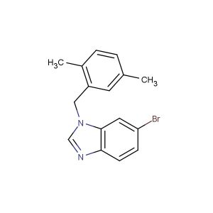 6-bromo-1-(2,5-dimethylbenzyl)-1H-benzo[d]imidazole